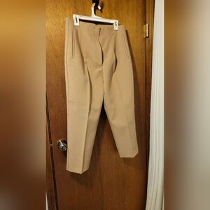 Zara high waisted pants XL kaki